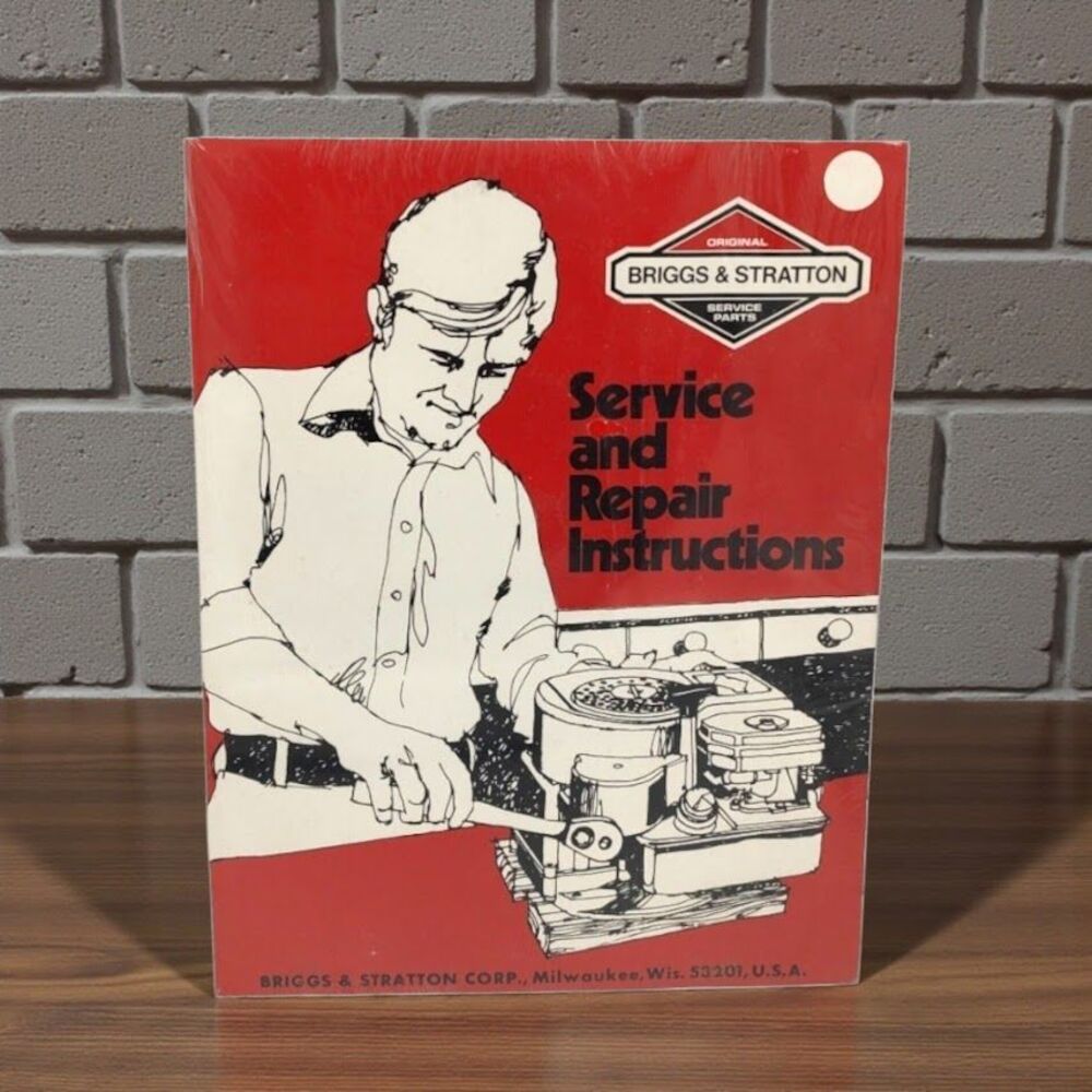Original Briggs & Stratton Sealed Vintage Small Engine Service Manual No. 270962